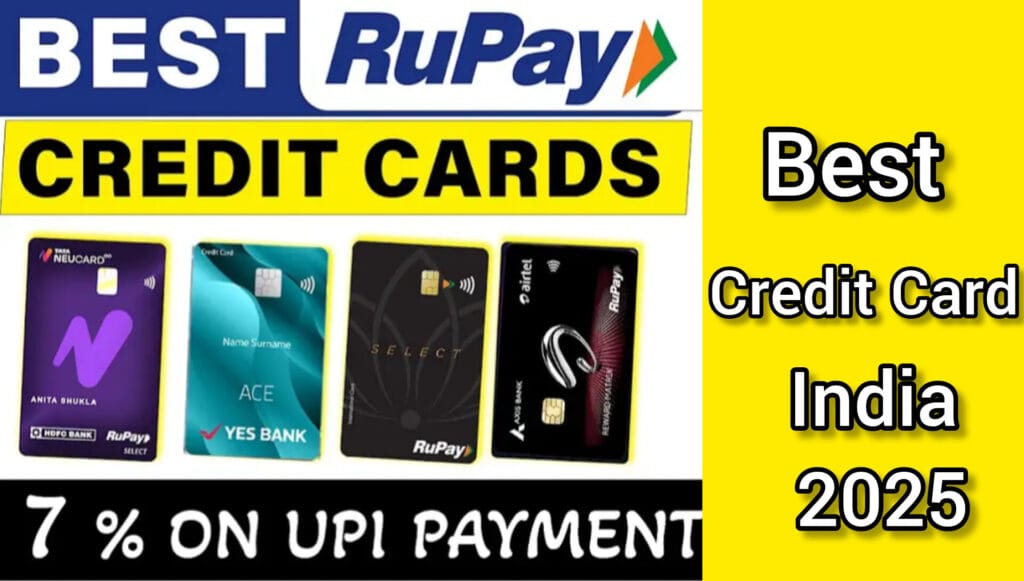 Best credit card in India 2025