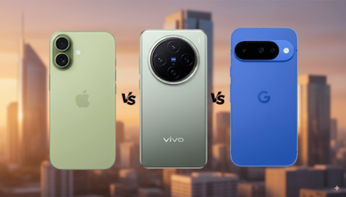 iPhone 17 vs Google Pixel 10 vs Vivo X200 comparison